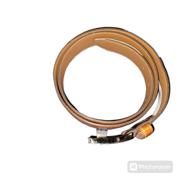 VAN HEUSEN LEATHER BELT NWT SIZE 38. ^ - Picture 2 of 3